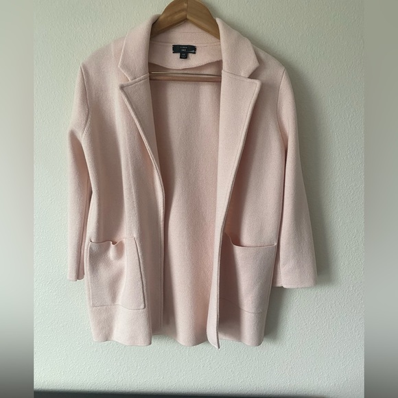 J. Crew Sweaters - J.Crew Women’s Relaxed Fit Light Pink Sweater Blazer Size XS